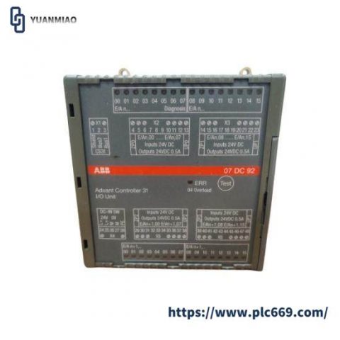 ABB 07DC92 GJR5252200R0101 Digital I/O Module