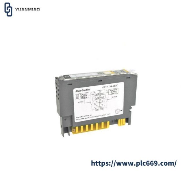 AB 1734-OE4C: Precision I/O 4-Channel Analog Current Output Module