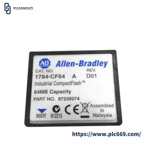 Allen Bradley 1784-CF64 Logic 556x Industrial CompactFlash Card