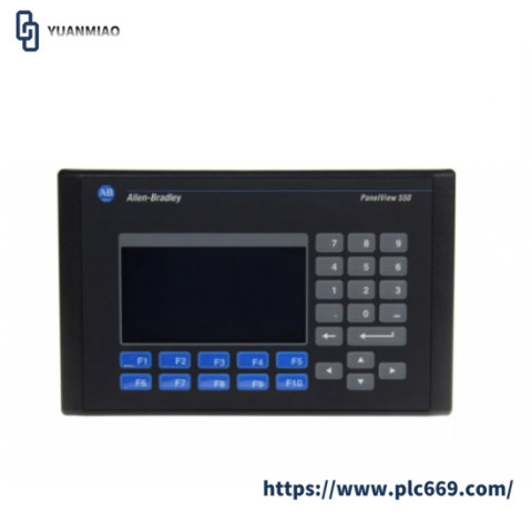 GE PanelView 550 Monochrome Keypad, Industrial Control Display