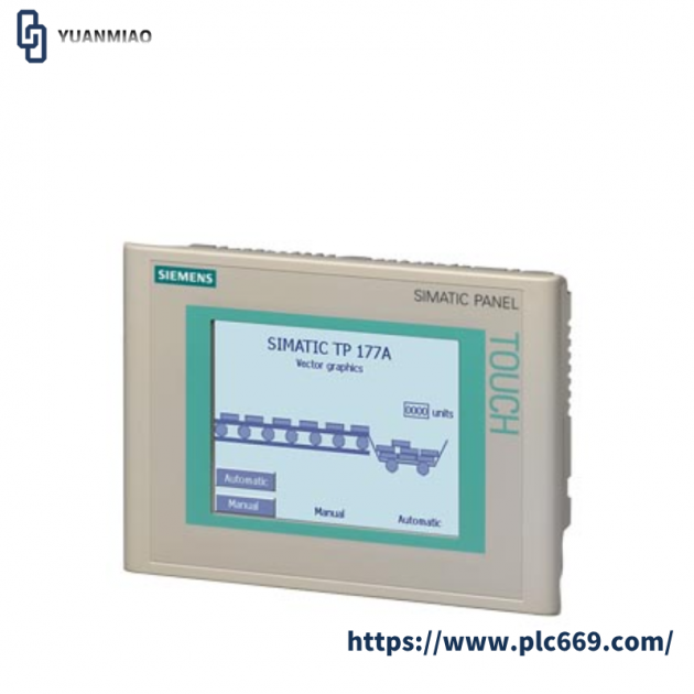 SIEMENS 6AV6642-0AA11-0AX1 Touch Panel TP177A - Advanced HMI Solution for Industry