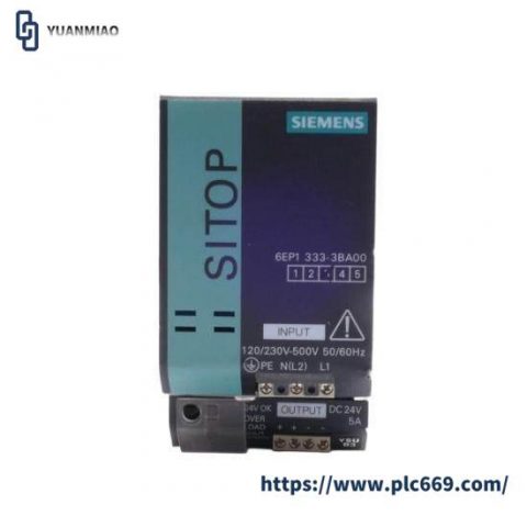 Siemens 6EP1 333-3BA00 Power Supply, Industrial Control Solutions