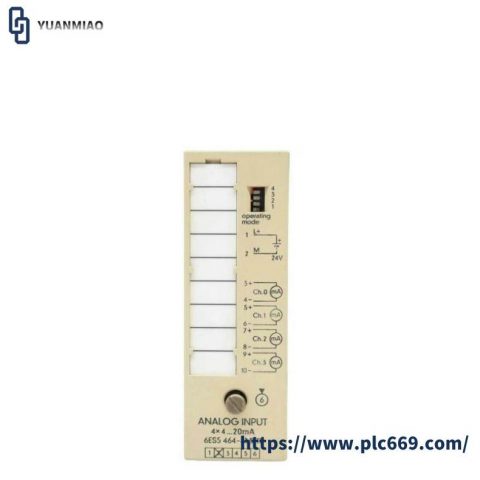 SIEMENS 6ES5464-8ME11: Industrial-grade Analog Input Module