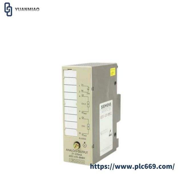 SIEMENS 6ES5470-8MB11 | Analog Output Module for Industrial Automation