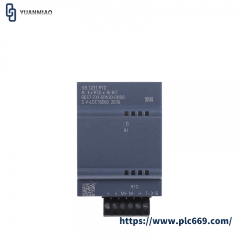 SIEMENS 6ES7 231-5PA30-0XB0 Analog Input Module for Industrial Control