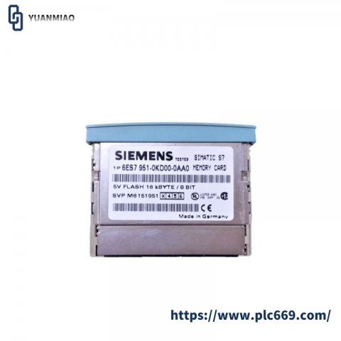 SIEMENS 6ES7951-0KD00-0AA0: Industrial Control Memory Card