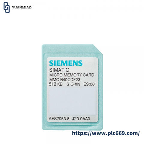 SIEMENS 6ES7953-8LF20-0AA0: Advanced Micro Memory Card for Industrial Control Solutions