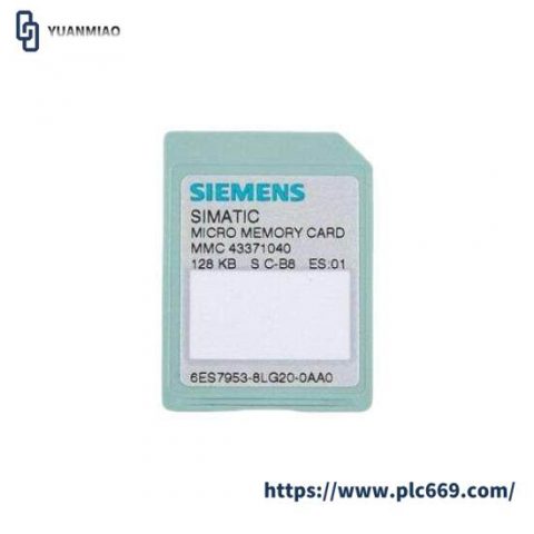 Siemens 6ES7953-8LG20-0AA0 Micro Memory Card for Industrial Control Systems