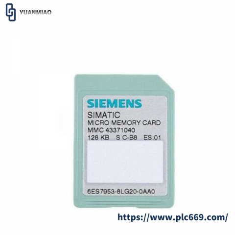 SIEMENS 6ES7953-8LG20-0AA0 Micro Memory Card for Industrial Control Systems