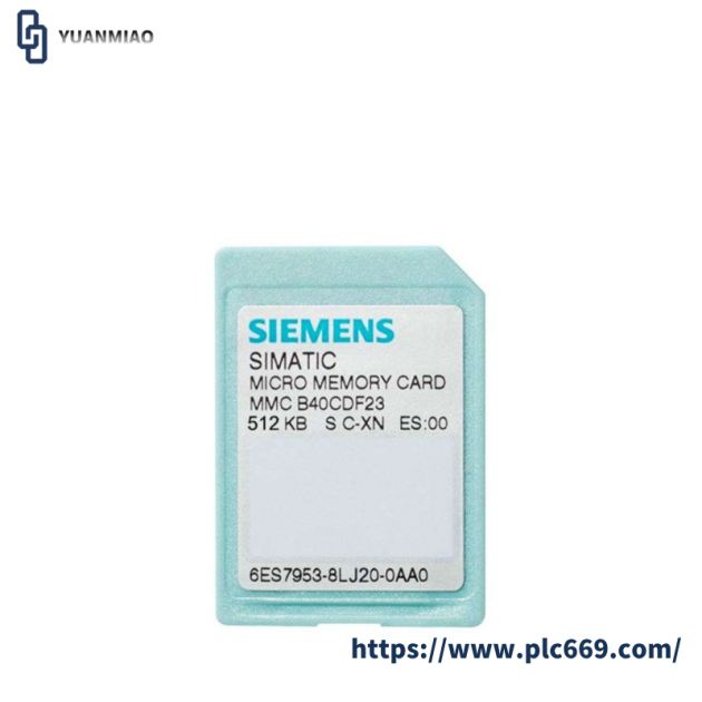 SIEMENS 6ES7953-8LJ20-0AA0: Industrial-grade Micro Memory Card for S7-300/C7/ET 200