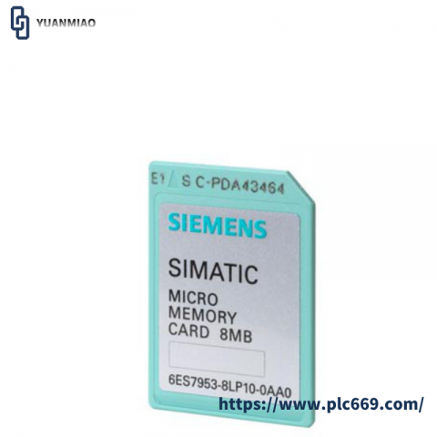 SIEMENS 6ES7953-8LL20-0AA0: High-Performance Micro Memory Card for S7 Control Systems