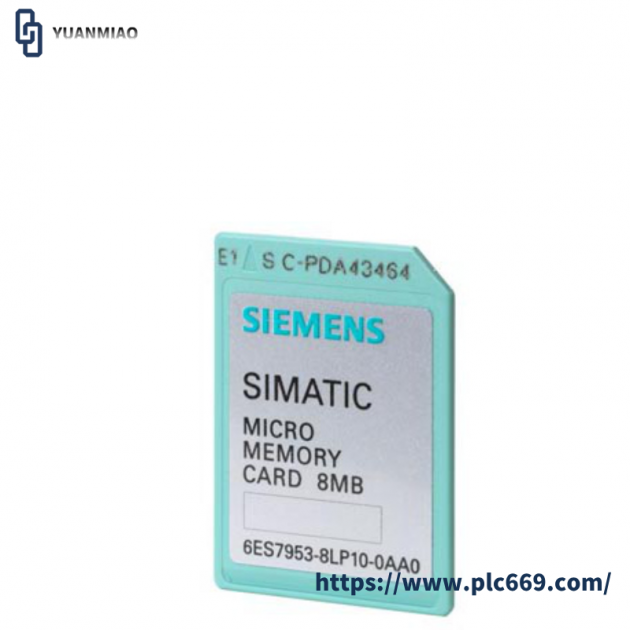 SIEMENS 6ES7953-8LL20-0AA0: High-Performance Micro Memory Card for S7 Control Systems