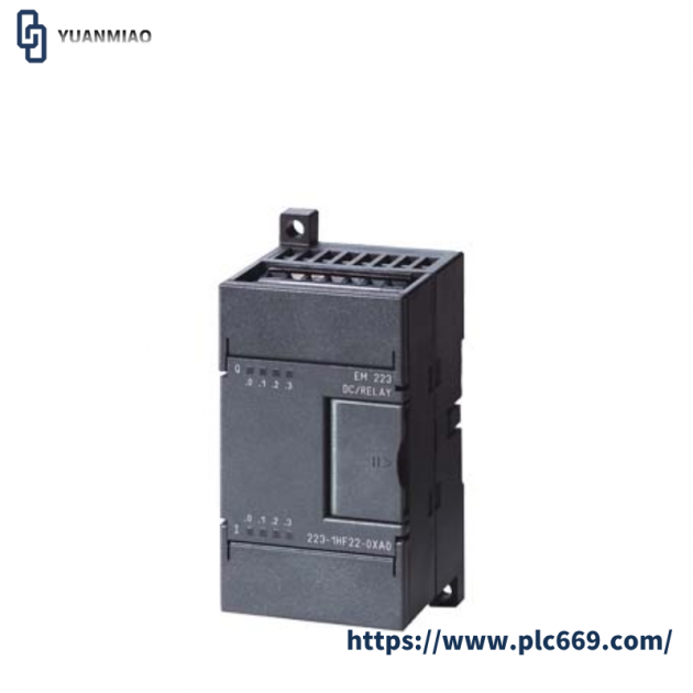 SIEMENS 6ES7 223-1BF22-0XA0 EM 223: 4DI/4DO, DC 24V - Precision Digital I/O Module for Industrial Automation