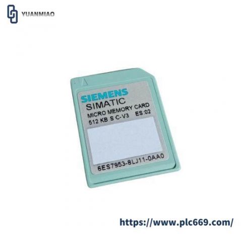 Siemens 6ES7 953-8LJ11-0AA0 Micro Memory Card, Industrial Control Solutions