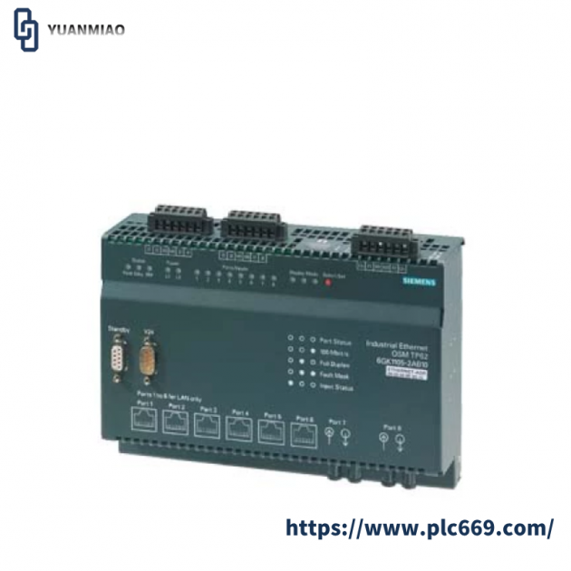 SIEMENS 6GK1 105-2AB00 Optical Switch Module for Industrial Automation