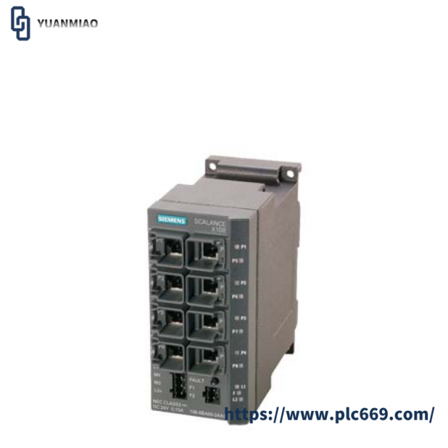 SIEMENS SCALANCE X108 Redundant Power Supply, High Reliability & Network Flexibility