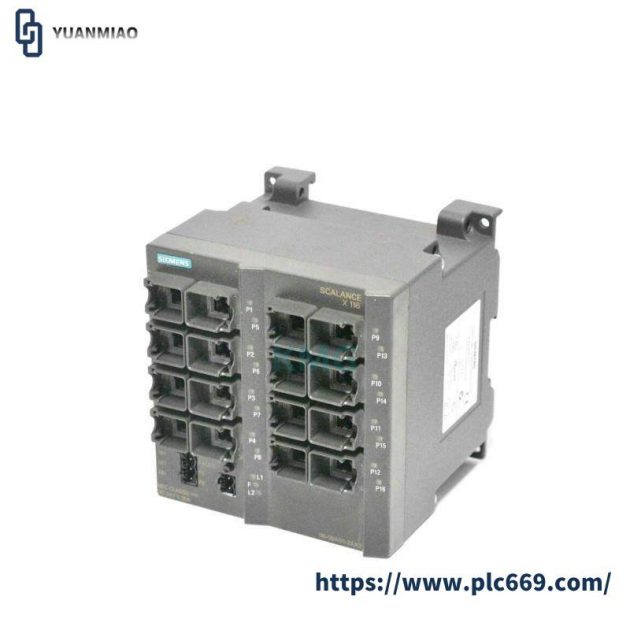 SIEMENS Scalable Industrial Ethernet Unmanaged Switch, 6GK5 116-0BA00-2AA3, Redundant Power Supply