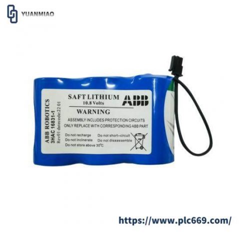 ABB 3HAC16831-1 10.8V,3HAC13150-1 Battery Pack, Advanced Power Solution for Industrial Automation