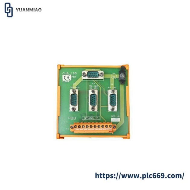 ABB CMA136 3DDE300416 - Generator Relay Terminal Board, Advanced Control & Reliability for Industrial Applications