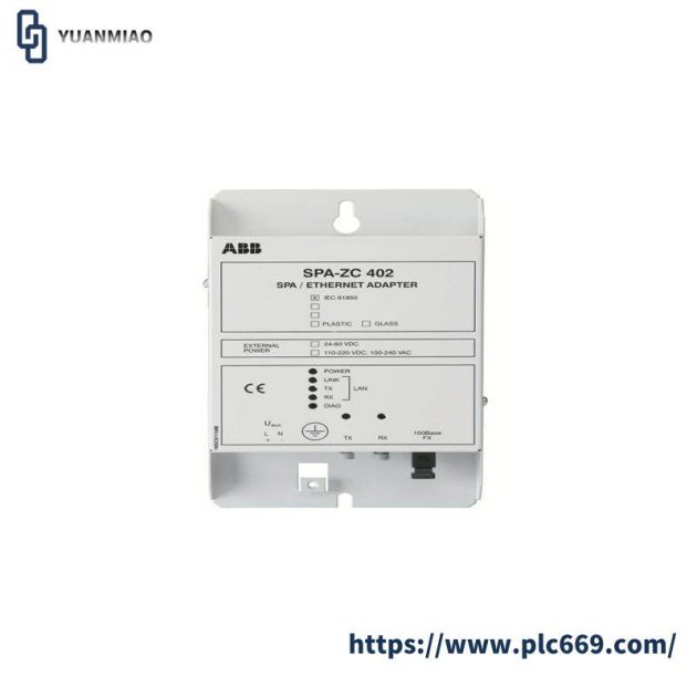 ABB SPA-ZC 402 Ethernet Adapter Module, Industrial Control Solutions