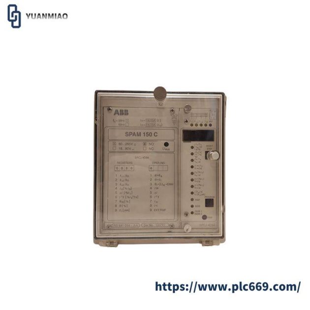 ABB SPAM-150C - Comprehensive Motor Protection Relay, Advanced Industrial Control Solution