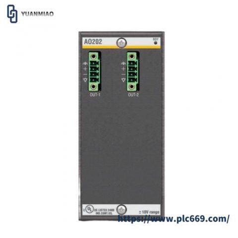 Bachmann AO202 Analog Output Module - Precision Control for Industrial Automation