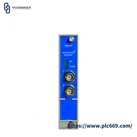 Bently Nevada 3500/25-01-03-00 Enhanced Keyphasor Module - Precise Monitoring for Industrial Control Systems