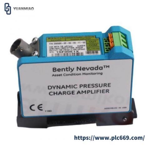 Bently Nevada 350500-00-00-00-11-00 Dynamic Pressure Charge Amplifier; Bently-Nevada