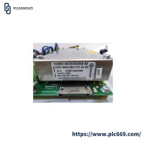 BERGHOF CCPU 8/8/4-CSC-1131 New: Advanced Industrial Control Module