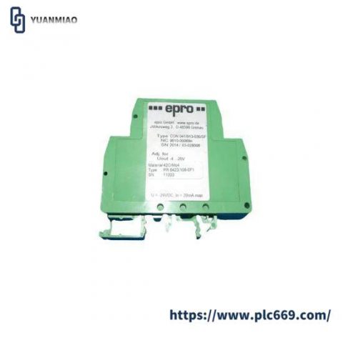 Emerson CON041/913-030/SF EPRO Eddy Current Signal Converter, Advanced Sensor Technology