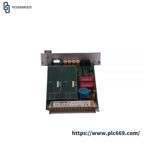 Emerson MMS6220 Dual Channel Shaft Eccentricity Monitor - Precision Measurement for Industrial Automation