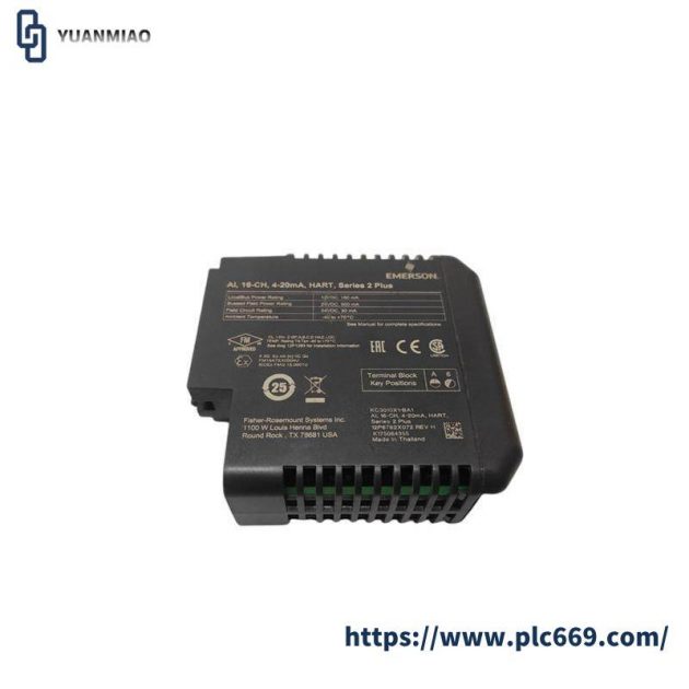 EMERSON SE4302T01 Industrial Control Module