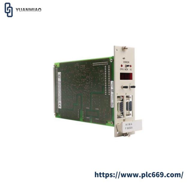 HIMA F8650X CPU Module - Advanced Industrial Control Solution