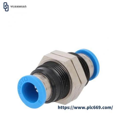 FESTO QSS-8 153159 Push-In Bulkhead Connector 8mm NOP - Industrial Automation Solution