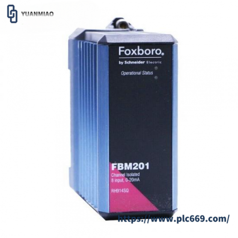 Foxboro FBM201 RH914SQ - Channel Isolated 8 Input Module, Advanced Control Solutions