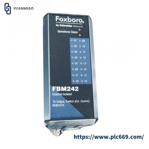 FOXBORO FBM242 RH916TA: Channel Isolated Output Module