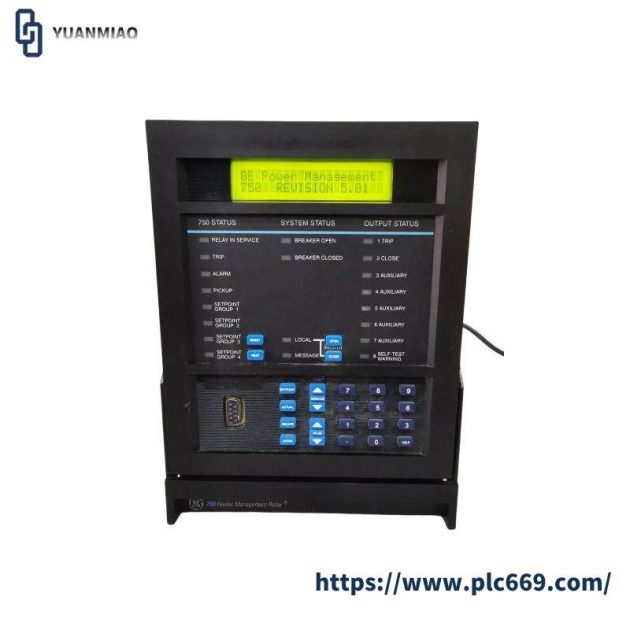 GE 750-P5-G5-D5-HI-A20-R Feeder Management Relay, Industrial Control Solution