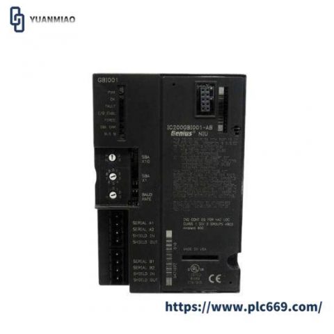 GE FANUC IC200GBI001: High-Performance Modular Control Module