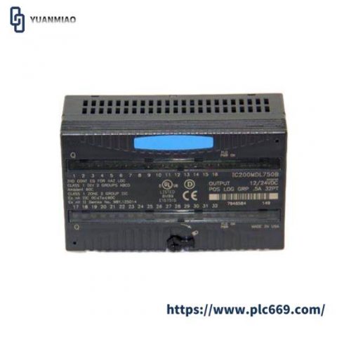 GE FANUC IC200MDL750 Output I/O Module