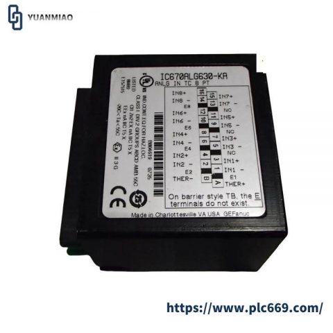 GE Fanuc IC670ALG630 Analog Input PLC Module - Precision Control for Industrial Automation