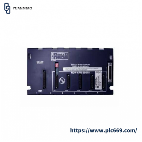 GE FANUC IC694CHS398 Serial Expansion Backplane with 5 Slots, Control & Automation