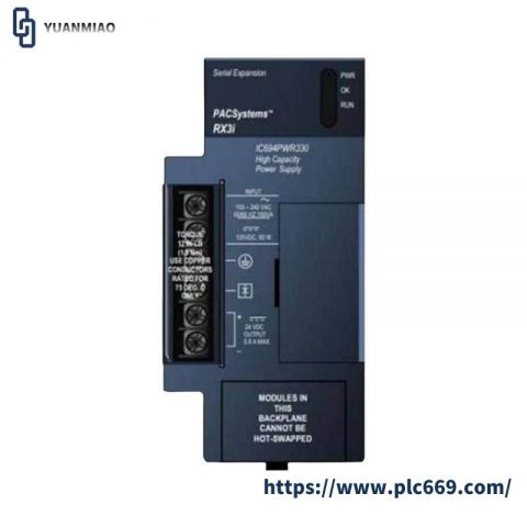 GE FANUC IC694PWR321: Industrial Power Supply Module for PLC Systems