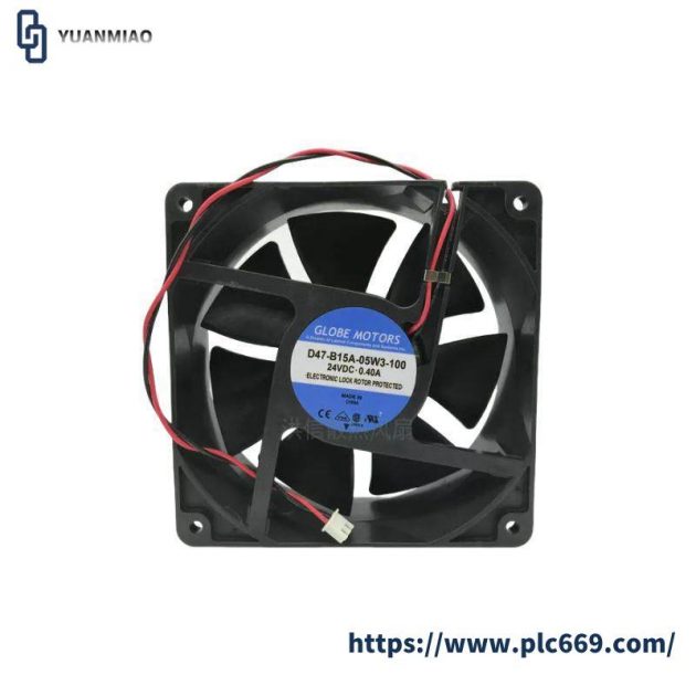 Globe Motors D47-B15A-05W3-100 Fan, High Efficiency Industrial Cooling Solution