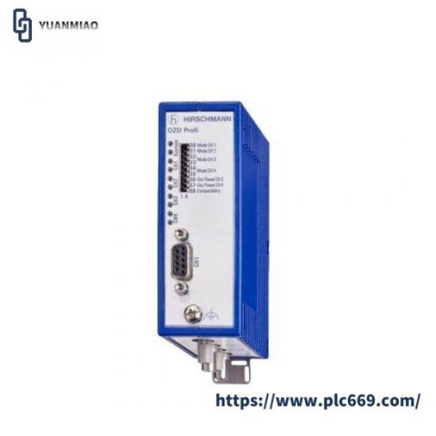 Hirschmann OZDPROFI12MG12 Fiberoptic Profibus Module - Industrial Networking Solution for Reliable Data Transmission