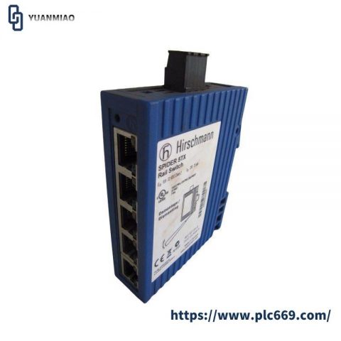 Hirschmann SPIDER 5TX Rail Switch: Unmanaged Ethernet Switch for Industrial Environments