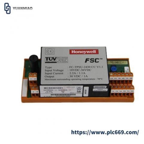 Honeywell FC-BSN-1608: Safe Namur Sensor Converter for Industrial Control Systems