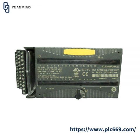 GE IC200MDD842J: High-Performance Mixed 24VDC Output ESCP Input Module