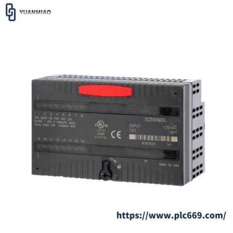 GE IC200MDL241: 16-Point AC Input Module for Industrial Control Systems