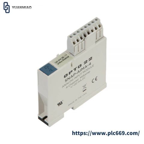 Opto22 SNAP-AIMA-4: Precision Analog Current Input Module for Industrial Automation