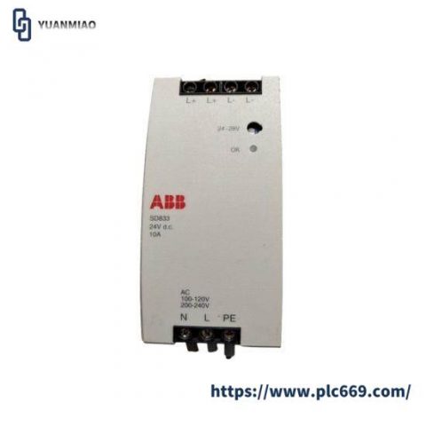 ABB SD833 3BSC610066R1 - Advanced Power Supply for Industrial Automation